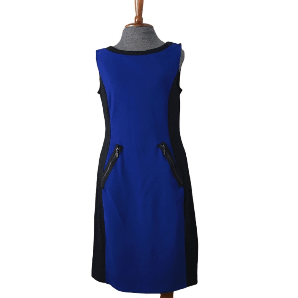 Apt 6 Color Block Dress Sz L